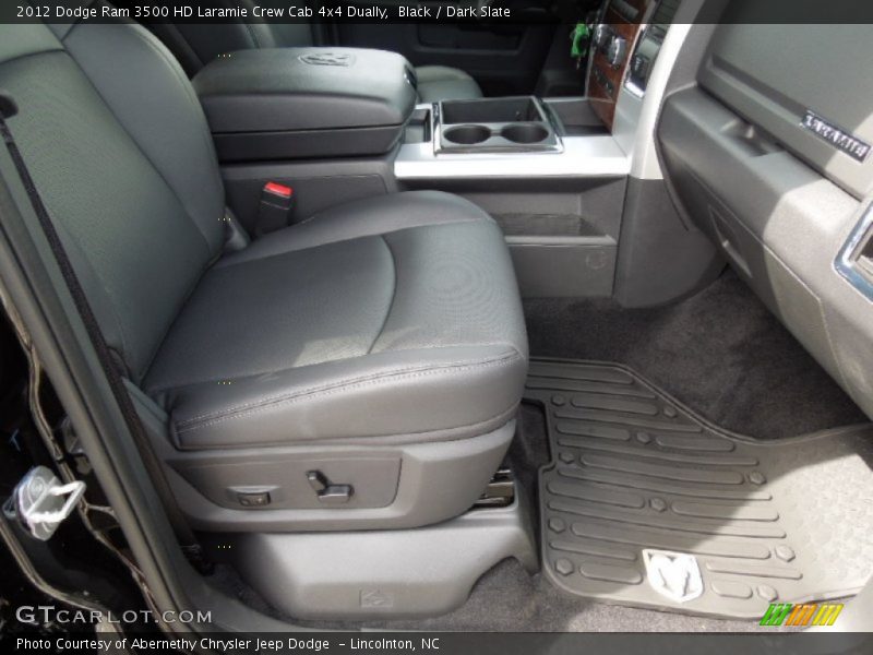Black / Dark Slate 2012 Dodge Ram 3500 HD Laramie Crew Cab 4x4 Dually