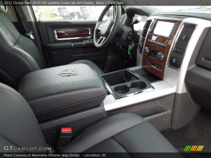 Black / Dark Slate 2012 Dodge Ram 3500 HD Laramie Crew Cab 4x4 Dually