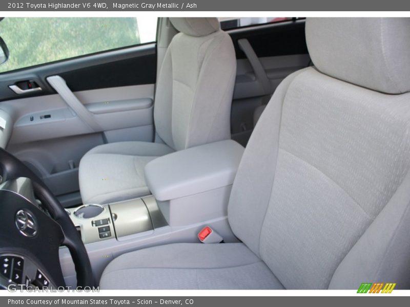Magnetic Gray Metallic / Ash 2012 Toyota Highlander V6 4WD