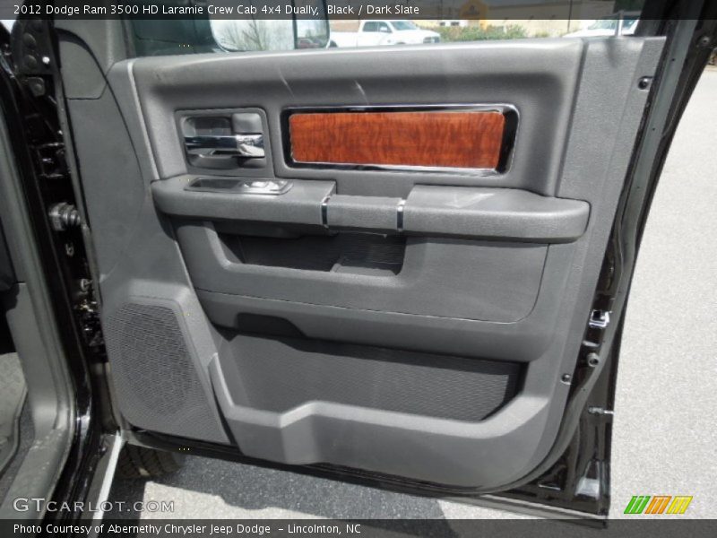 Black / Dark Slate 2012 Dodge Ram 3500 HD Laramie Crew Cab 4x4 Dually