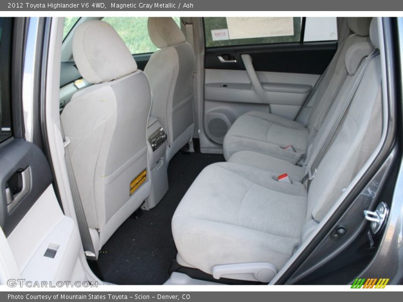 Magnetic Gray Metallic / Ash 2012 Toyota Highlander V6 4WD