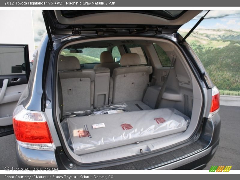 Magnetic Gray Metallic / Ash 2012 Toyota Highlander V6 4WD