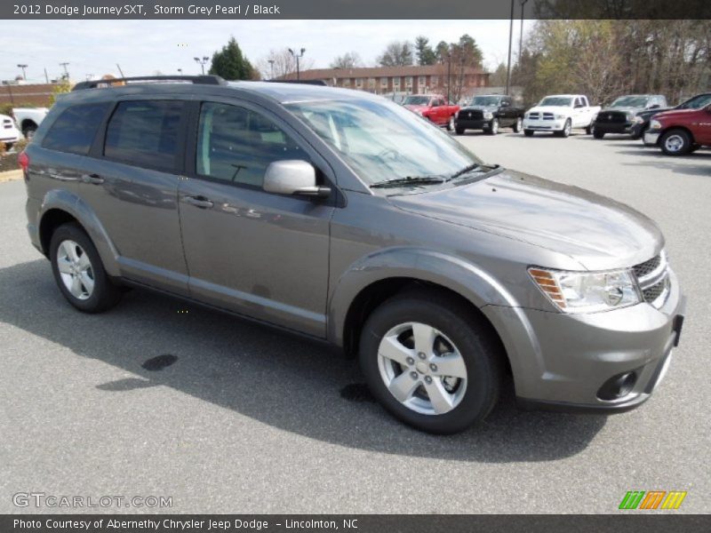 Storm Grey Pearl / Black 2012 Dodge Journey SXT