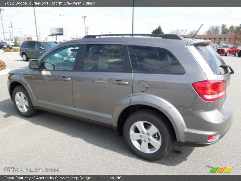 Storm Grey Pearl / Black 2012 Dodge Journey SXT