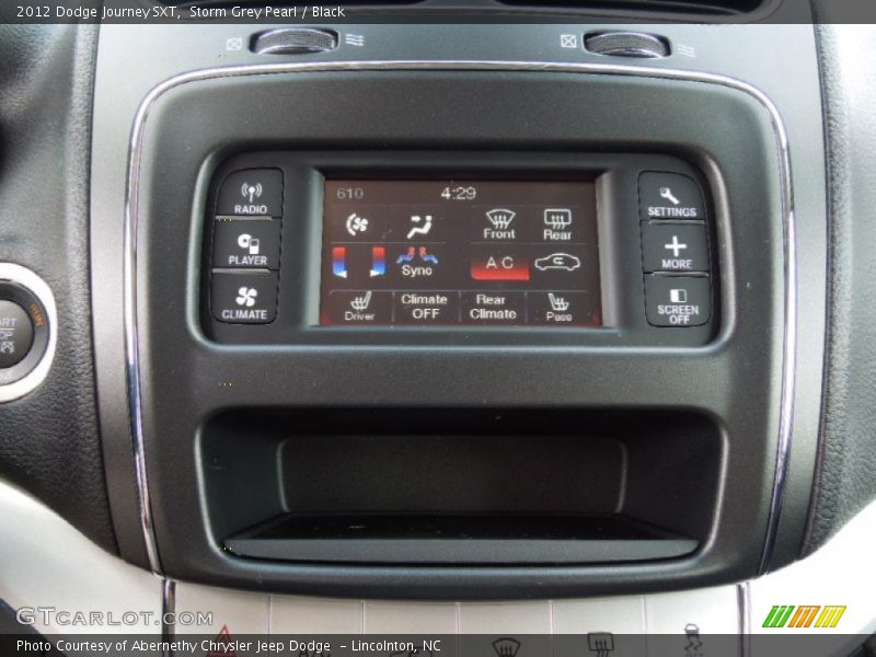 Storm Grey Pearl / Black 2012 Dodge Journey SXT