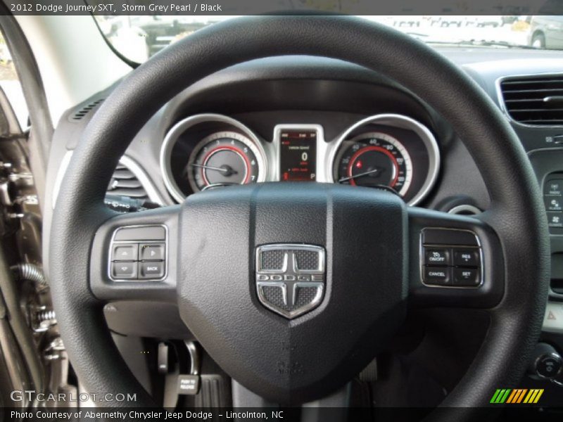 Storm Grey Pearl / Black 2012 Dodge Journey SXT