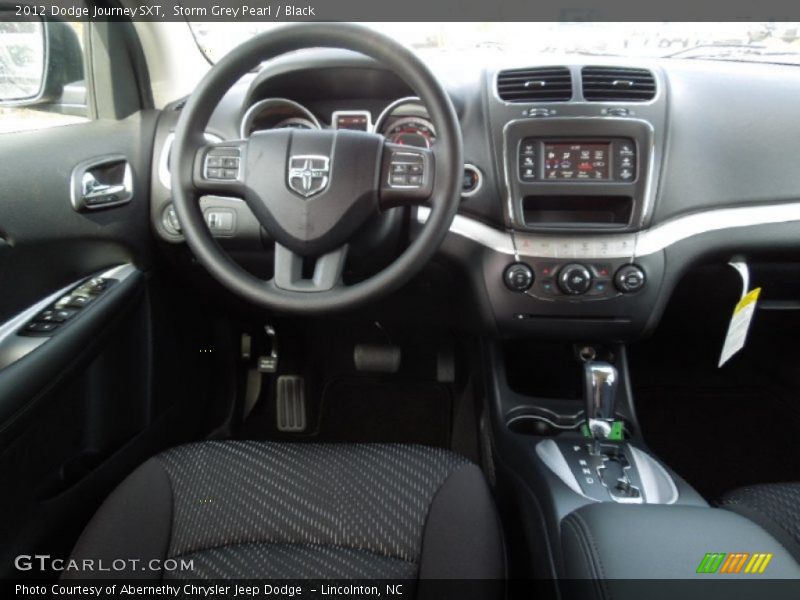 Storm Grey Pearl / Black 2012 Dodge Journey SXT