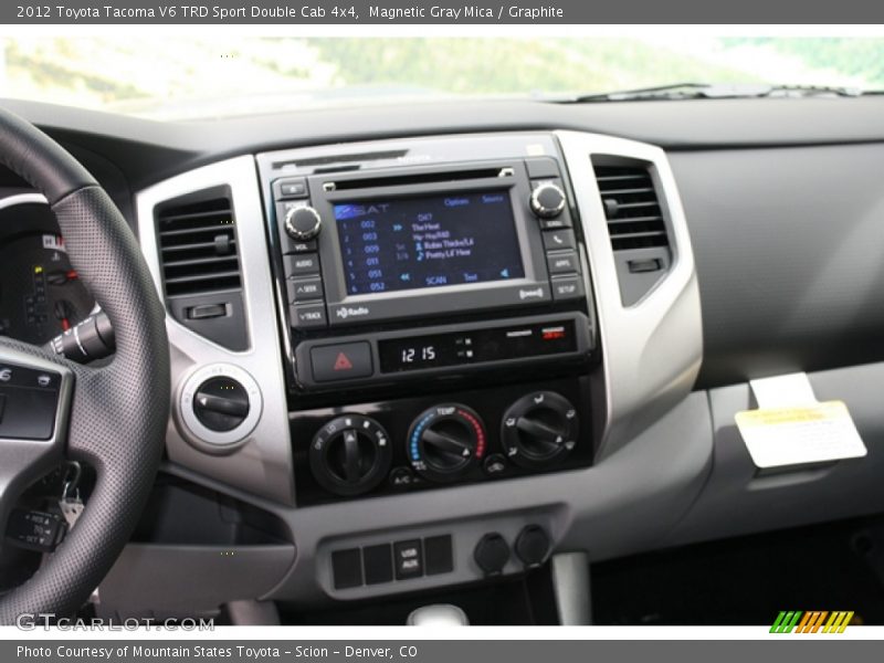 Magnetic Gray Mica / Graphite 2012 Toyota Tacoma V6 TRD Sport Double Cab 4x4