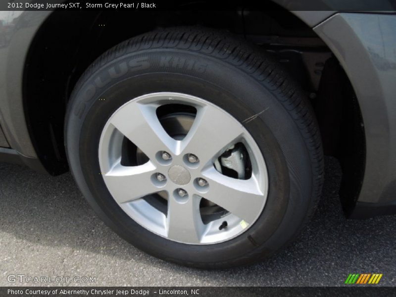 Storm Grey Pearl / Black 2012 Dodge Journey SXT