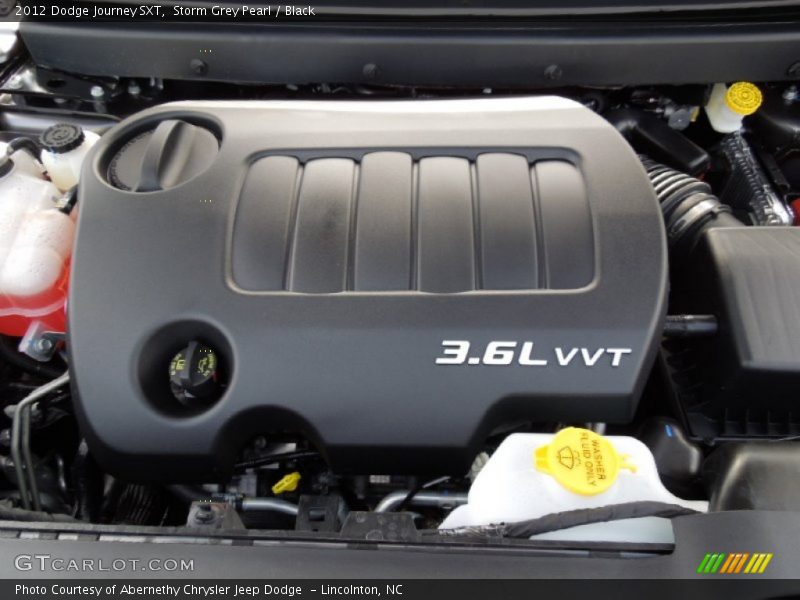 Storm Grey Pearl / Black 2012 Dodge Journey SXT