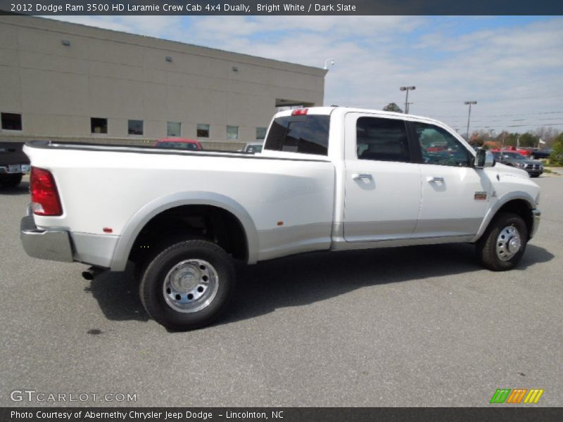 Bright White / Dark Slate 2012 Dodge Ram 3500 HD Laramie Crew Cab 4x4 Dually