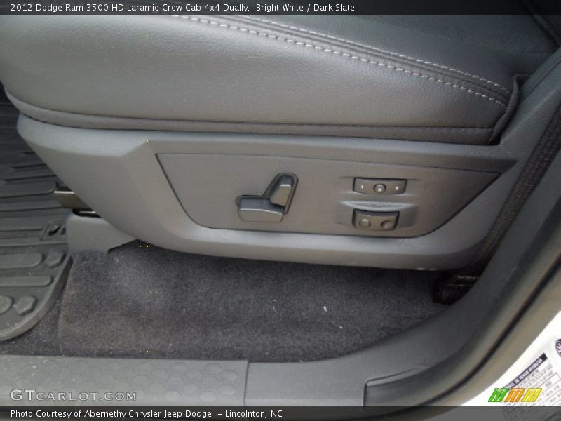 Bright White / Dark Slate 2012 Dodge Ram 3500 HD Laramie Crew Cab 4x4 Dually