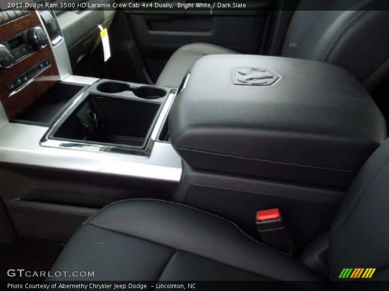 Bright White / Dark Slate 2012 Dodge Ram 3500 HD Laramie Crew Cab 4x4 Dually