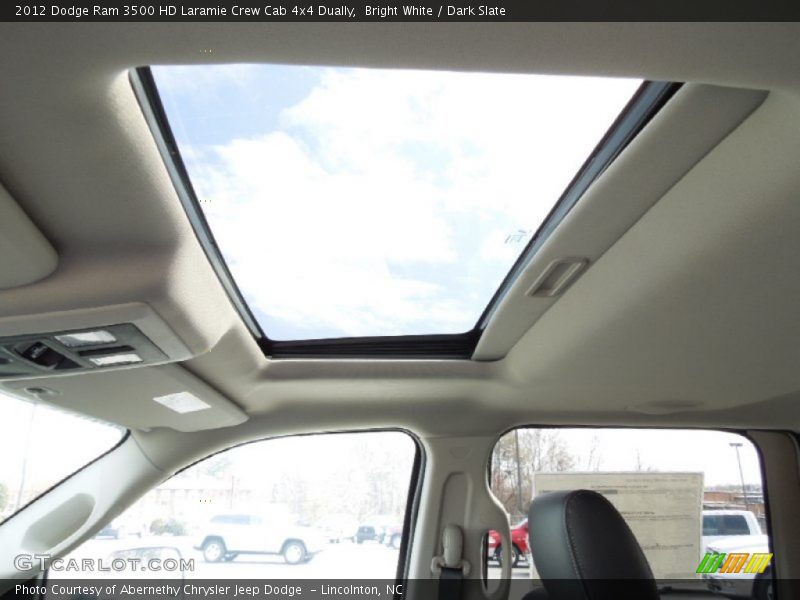 Bright White / Dark Slate 2012 Dodge Ram 3500 HD Laramie Crew Cab 4x4 Dually