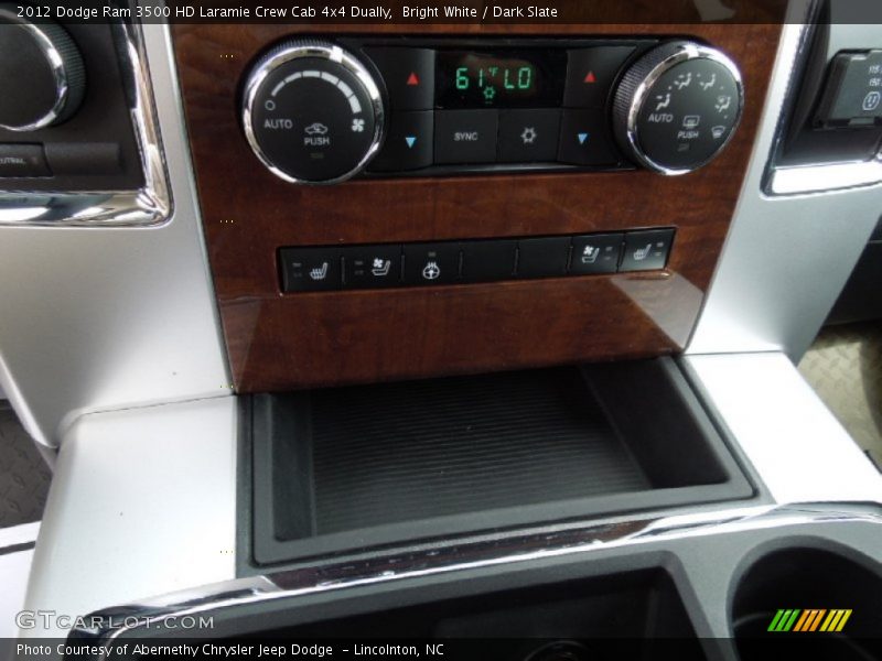 Controls of 2012 Ram 3500 HD Laramie Crew Cab 4x4 Dually