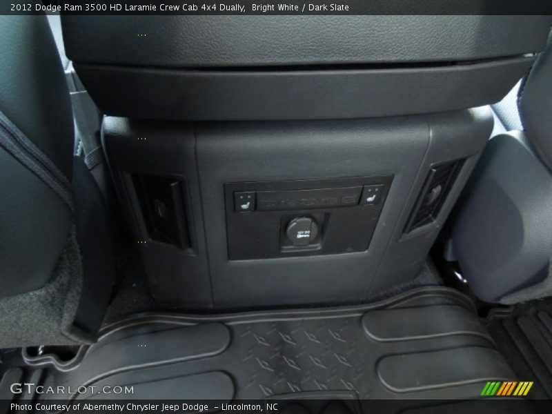 Bright White / Dark Slate 2012 Dodge Ram 3500 HD Laramie Crew Cab 4x4 Dually