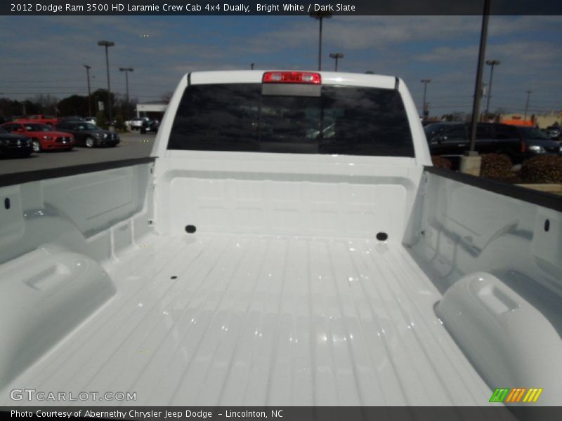 Bright White / Dark Slate 2012 Dodge Ram 3500 HD Laramie Crew Cab 4x4 Dually