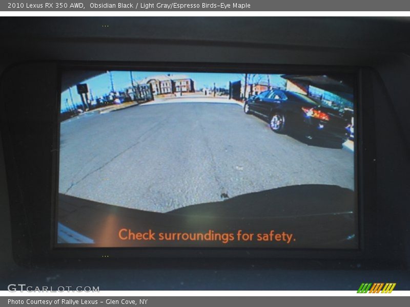 Obsidian Black / Light Gray/Espresso Birds-Eye Maple 2010 Lexus RX 350 AWD