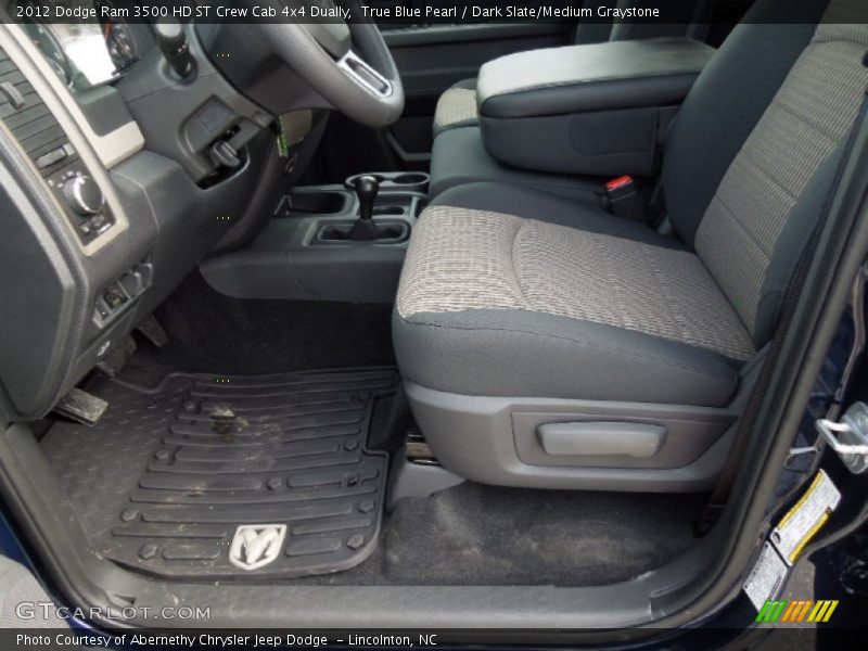 True Blue Pearl / Dark Slate/Medium Graystone 2012 Dodge Ram 3500 HD ST Crew Cab 4x4 Dually