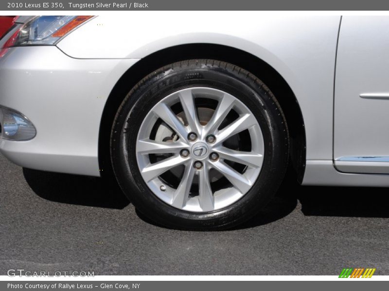 Tungsten Silver Pearl / Black 2010 Lexus ES 350
