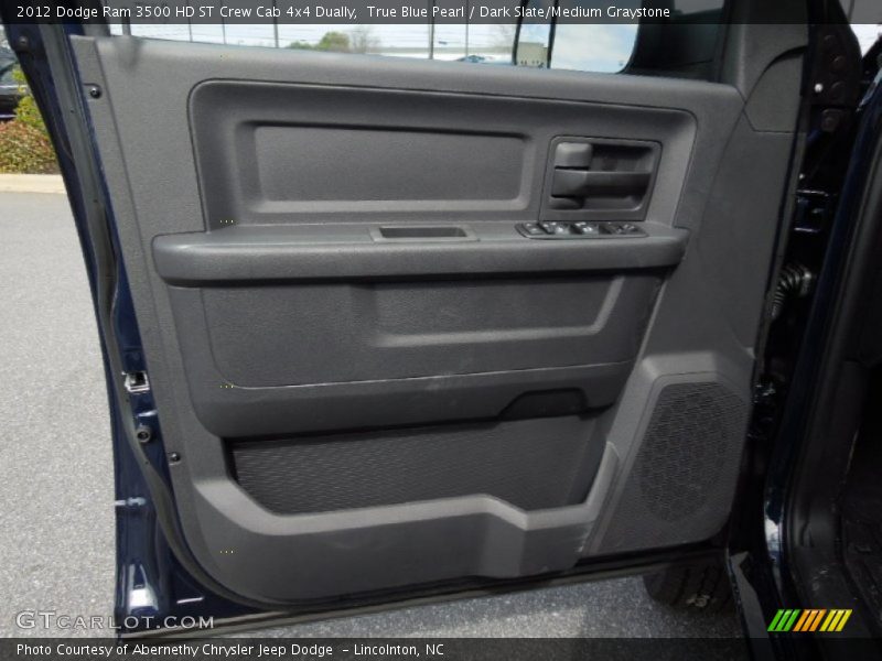 True Blue Pearl / Dark Slate/Medium Graystone 2012 Dodge Ram 3500 HD ST Crew Cab 4x4 Dually
