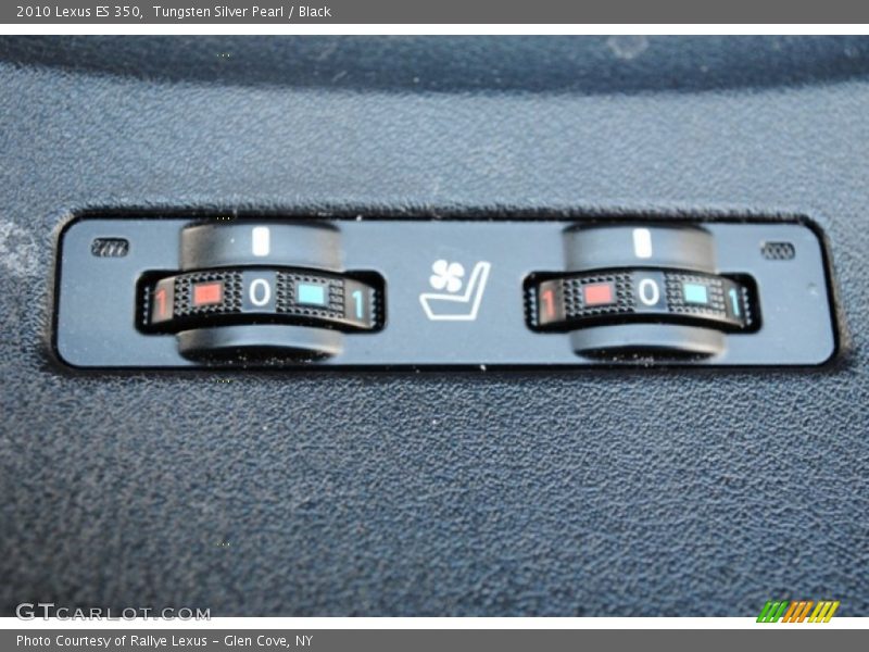 Tungsten Silver Pearl / Black 2010 Lexus ES 350