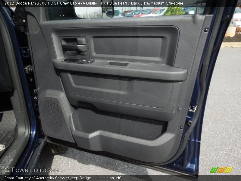 True Blue Pearl / Dark Slate/Medium Graystone 2012 Dodge Ram 3500 HD ST Crew Cab 4x4 Dually