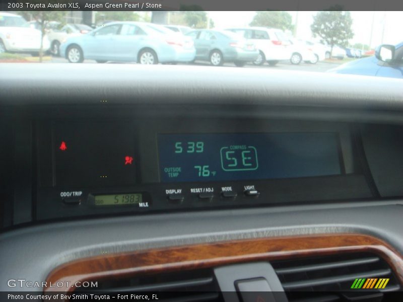 Aspen Green Pearl / Stone 2003 Toyota Avalon XLS