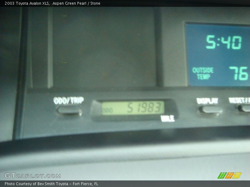 Aspen Green Pearl / Stone 2003 Toyota Avalon XLS