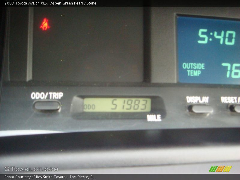Aspen Green Pearl / Stone 2003 Toyota Avalon XLS