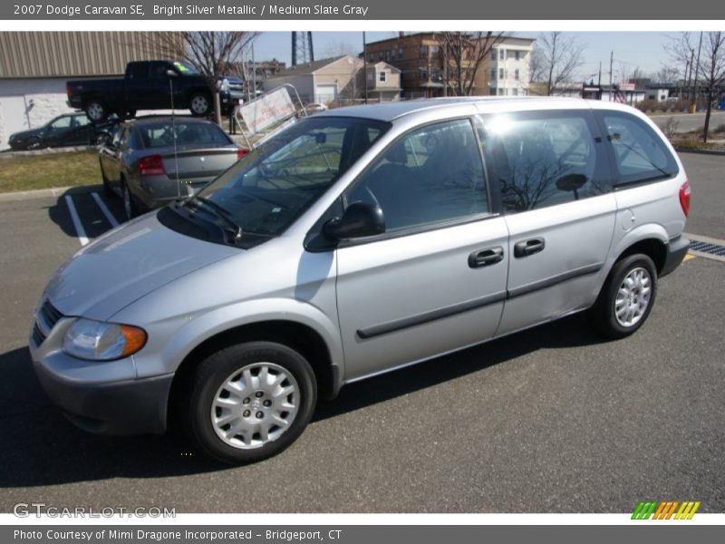 Bright Silver Metallic / Medium Slate Gray 2007 Dodge Caravan SE