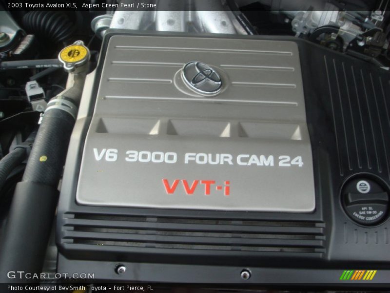 Aspen Green Pearl / Stone 2003 Toyota Avalon XLS