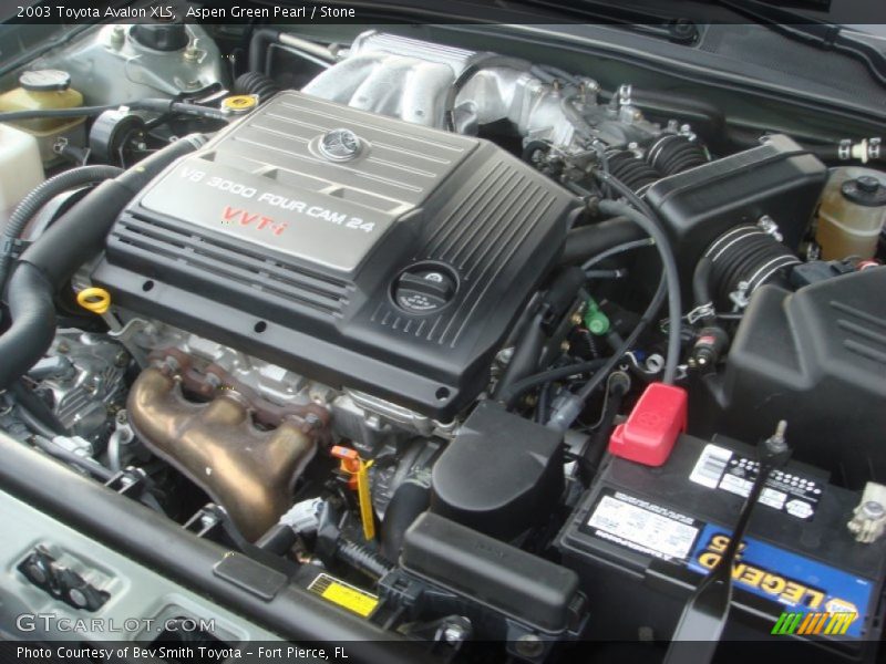 Aspen Green Pearl / Stone 2003 Toyota Avalon XLS