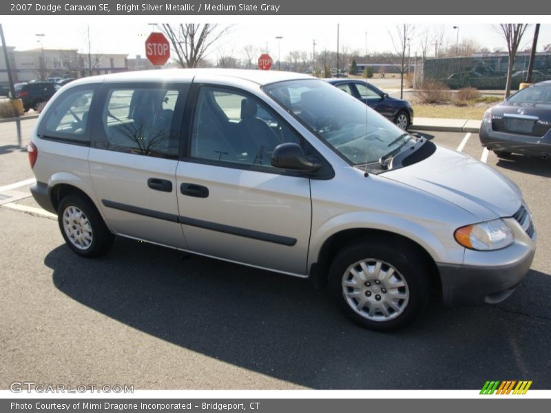 Bright Silver Metallic / Medium Slate Gray 2007 Dodge Caravan SE