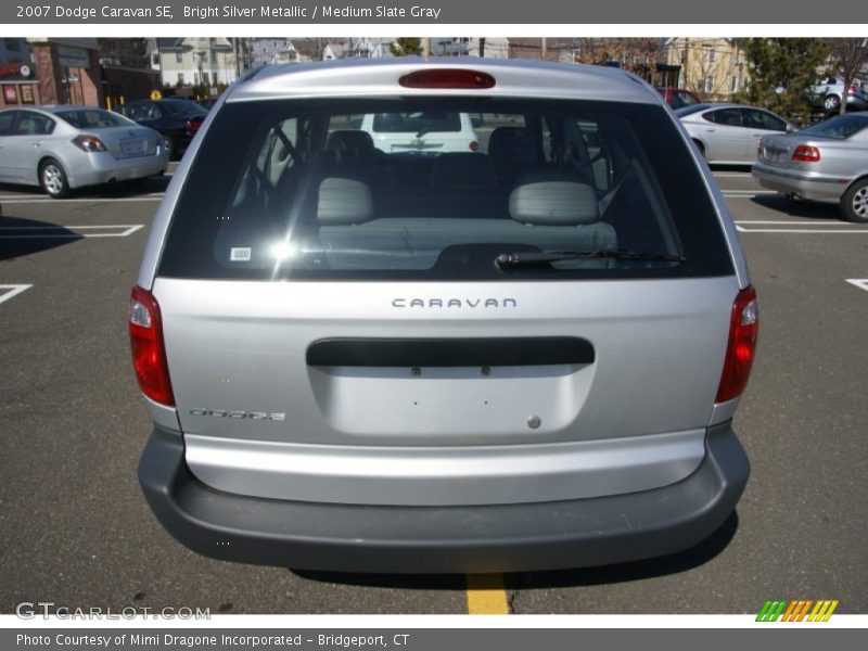 Bright Silver Metallic / Medium Slate Gray 2007 Dodge Caravan SE