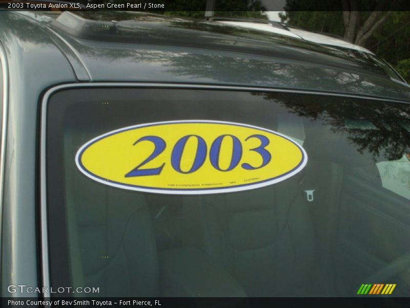 Aspen Green Pearl / Stone 2003 Toyota Avalon XLS