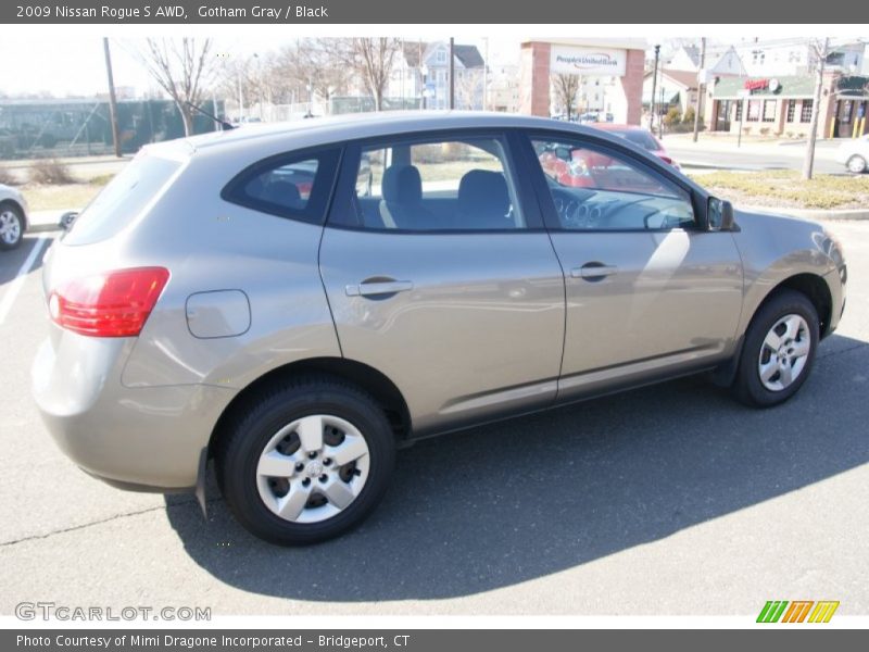 Gotham Gray / Black 2009 Nissan Rogue S AWD