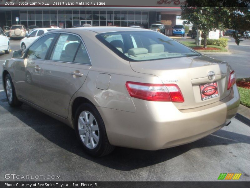 Desert Sand Metallic / Bisque 2009 Toyota Camry XLE