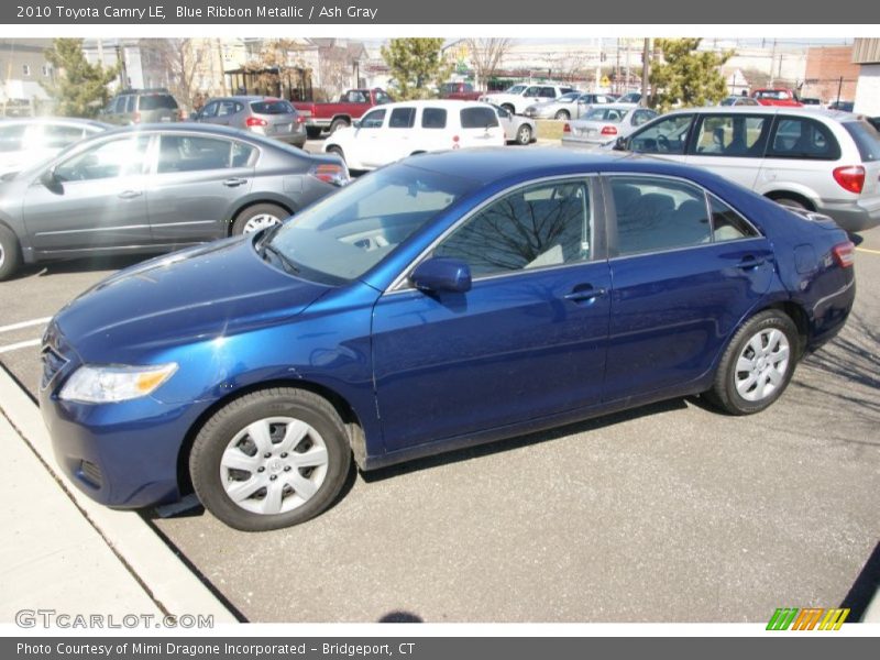 Blue Ribbon Metallic / Ash Gray 2010 Toyota Camry LE