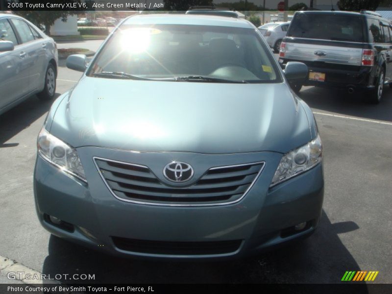 Aloe Green Metallic / Ash 2008 Toyota Camry XLE V6