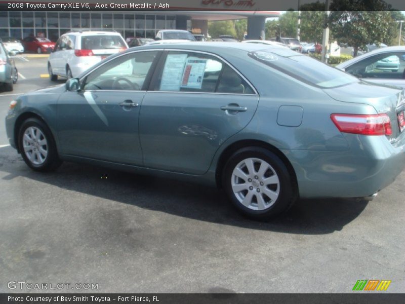 Aloe Green Metallic / Ash 2008 Toyota Camry XLE V6