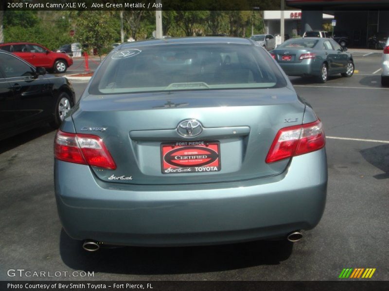 Aloe Green Metallic / Ash 2008 Toyota Camry XLE V6