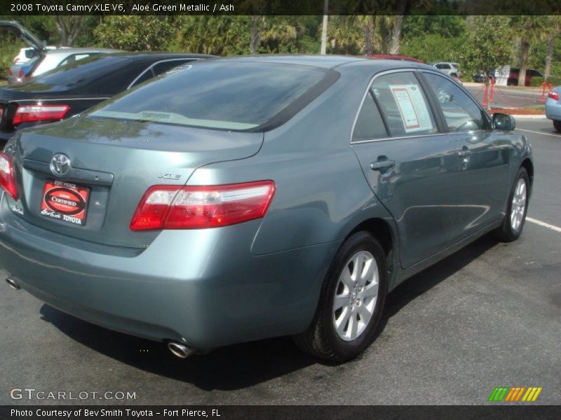 Aloe Green Metallic / Ash 2008 Toyota Camry XLE V6