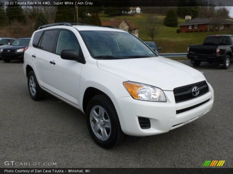 Super White / Ash Gray 2010 Toyota RAV4 I4 4WD