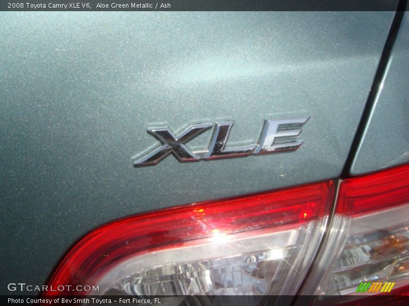 Aloe Green Metallic / Ash 2008 Toyota Camry XLE V6