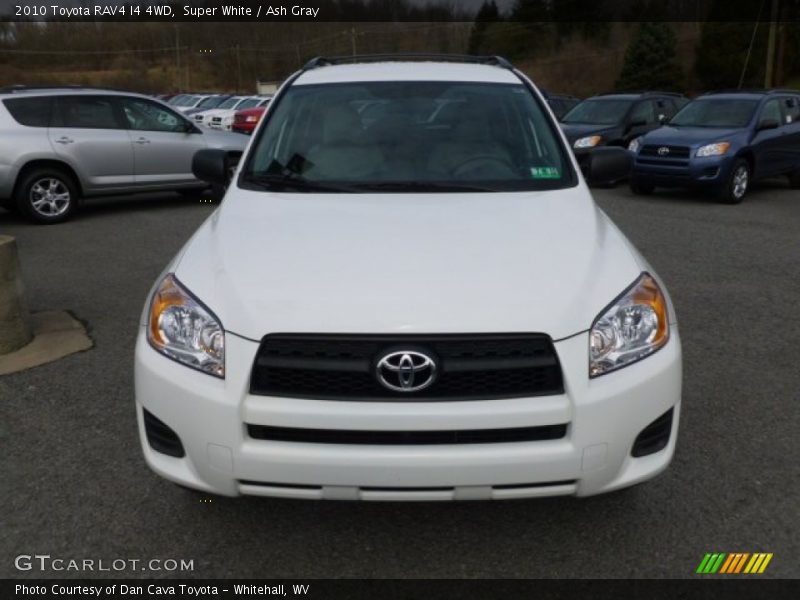 Super White / Ash Gray 2010 Toyota RAV4 I4 4WD