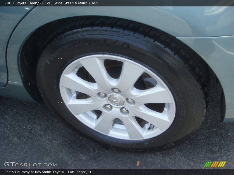 Aloe Green Metallic / Ash 2008 Toyota Camry XLE V6