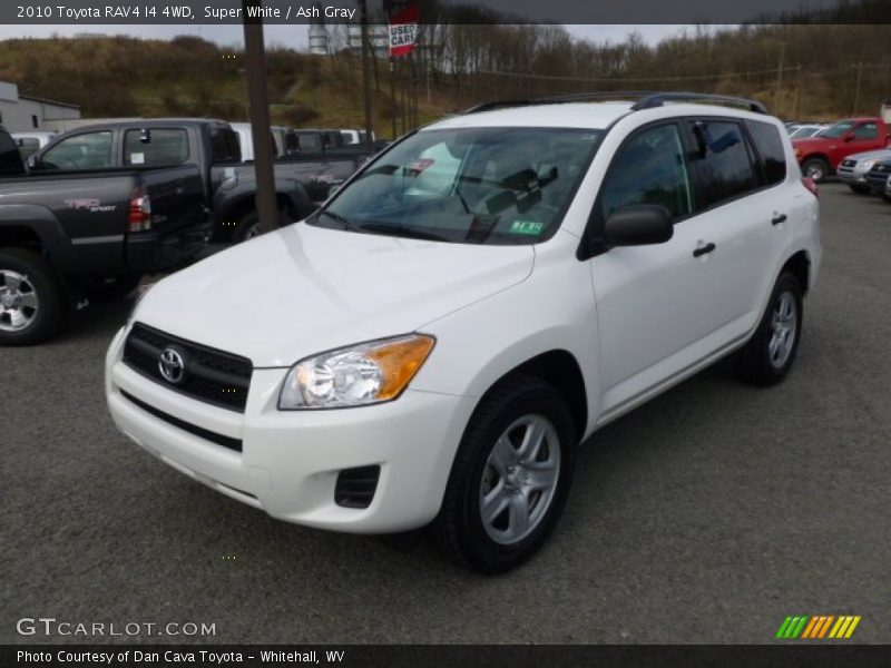 Super White / Ash Gray 2010 Toyota RAV4 I4 4WD