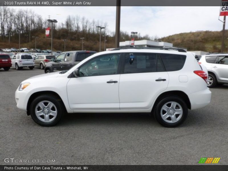 Super White / Ash Gray 2010 Toyota RAV4 I4 4WD