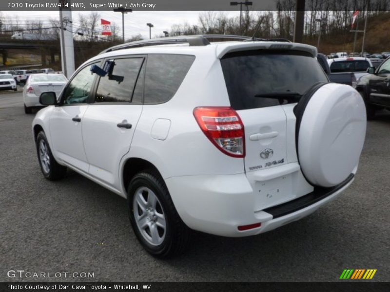 Super White / Ash Gray 2010 Toyota RAV4 I4 4WD